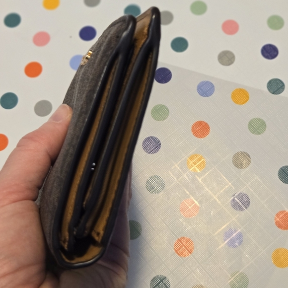 MK Michael Kors Wallet Jet Set Travel Slim Bifold brown acorn signature - Picture 5 of 6